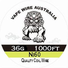 Vape Wire Australia Ni60 36g Round Wire 1000ft