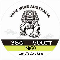 Vape Wire Australia Ni60 38g Round Wire 500ft