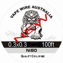 Vape Wire Australia Ni80 SQUARE WIRE 0.3x0.3 100ft
