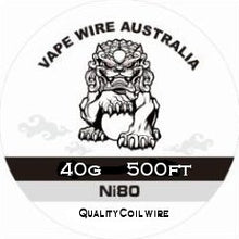 Vape Wire Australia Ni80 40g Round Wire 500ft