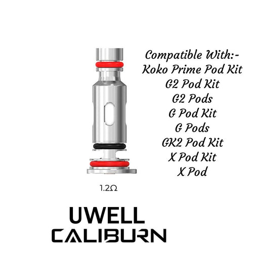 UWELL CALIBURN G2 REPLACEMENT COILS (4 PACK)