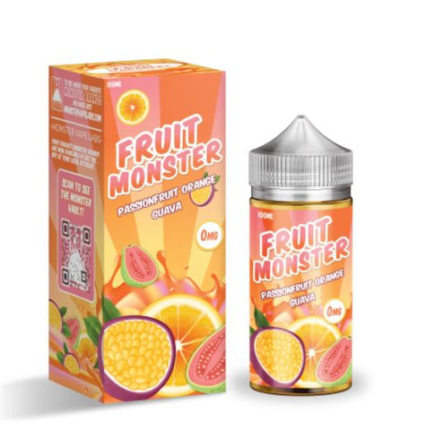 Fruit Monster- Passionfruit Orange Guava -100ml