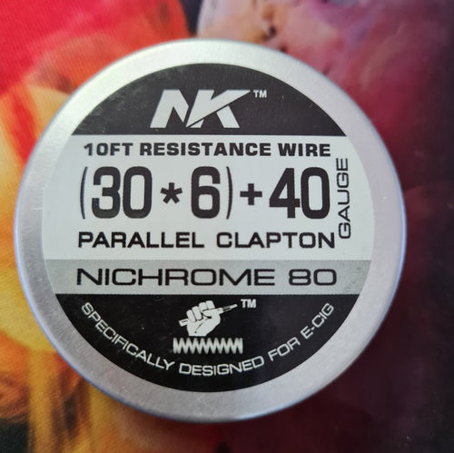Ni80 6 Core Parallel Fused Clapton - 30G*6/40g - 10ft
