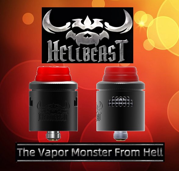 HELLVAPE Hellbeast RDA - Matte Full Black