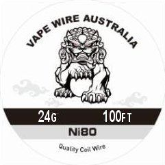 Vape Wire Australia Ni80 24g Round Wire 100ft