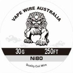 Vape Wire Australia Ni80 30g Round Wire 250ft