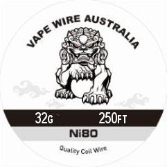 Vape Wire Australia Ni80 32g Round Wire 250ft