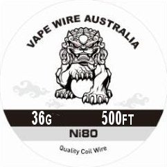 Vape Wire Australia Ni80 36g Round Wire 500ft