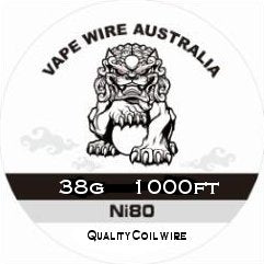 Vape Wire Australia Ni80 38g Round Wire 1000ft