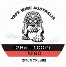 Vape Wire Australia Ni90 26g Round Wire 100ft