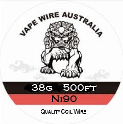 Vape Wire Australia Ni90 38g Round Wire 500ft