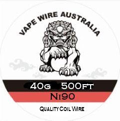 Vape Wire Australia Ni90 40g Round Wire 500ft