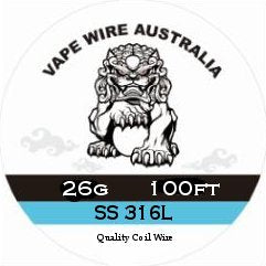 Vape Wire Australia SS 316L Round Wire 26g 100ft