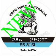 Vape Wire Australia SS 316L Round Wire 28g 250ft