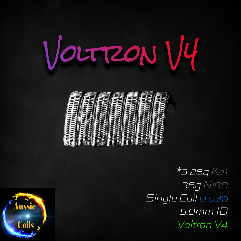 Aussie Coils -  Voltron V4 -  Set of x2 Coils